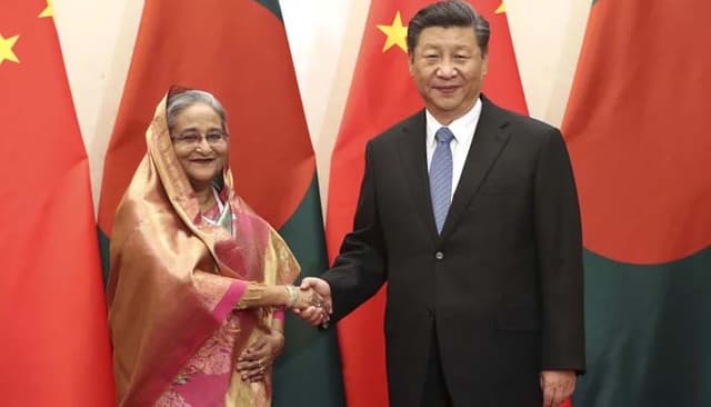 প্রধানমন্ত্রীকে চীনা প্রেসিডেন্টের অভিনন্দন