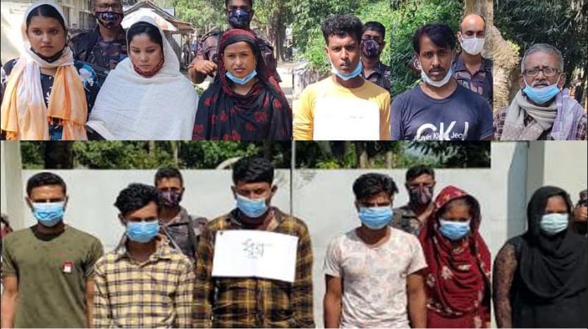 অবৈধ পারাপার মহেশপুর সীমান্তে আটক ১৩