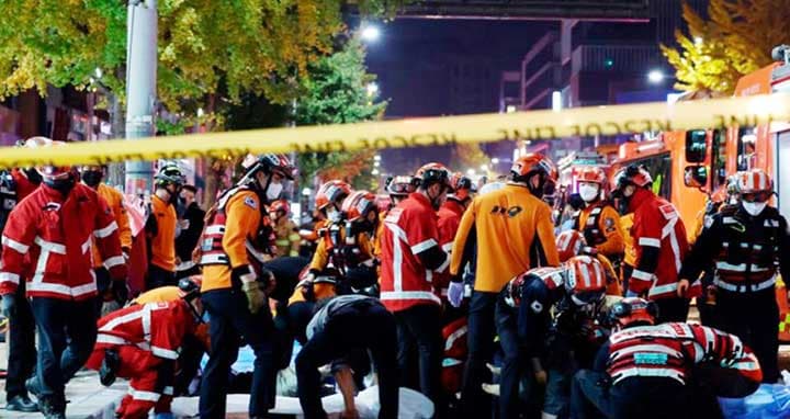 দ. কোরিয়ায় হ্যালোইন উৎসবে পদদলিত হয়ে নিহত বেড়ে ১৪৯