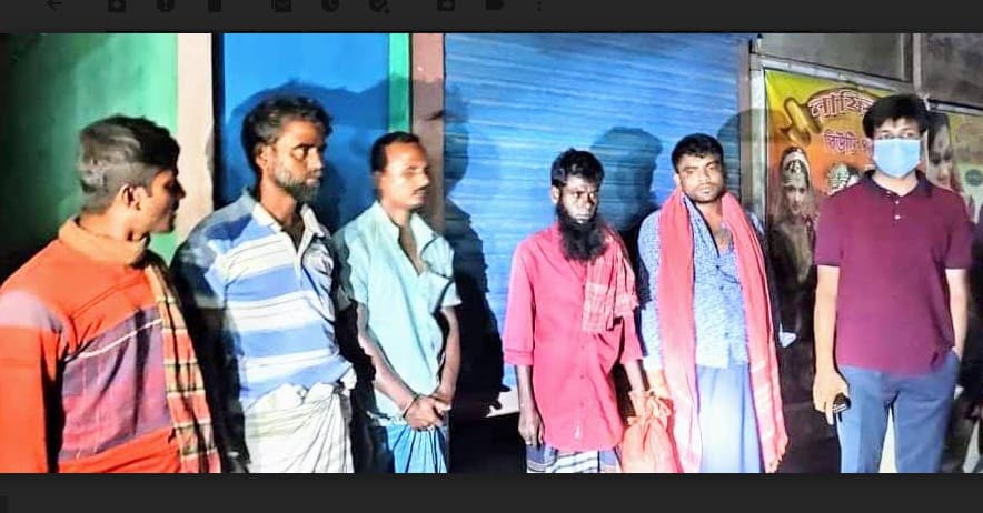 গোয়ালন্দে ৫ মাদকসেবীর ১ মাসের জেল