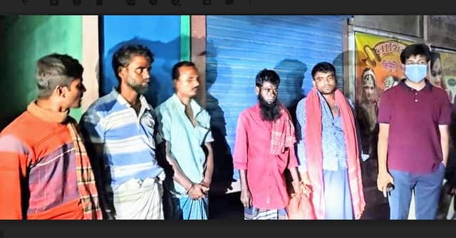 গোয়ালন্দে ৫ মাদকসেবীর ১ মাসের জেল