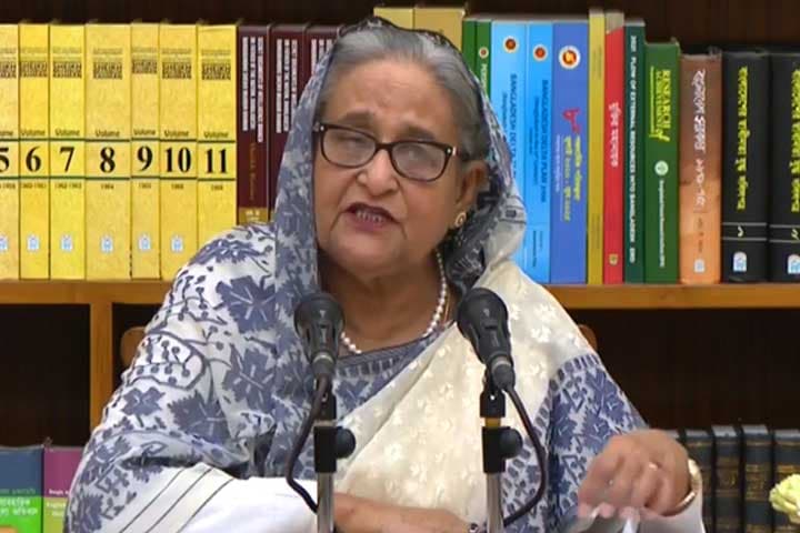 নির্বাচন থামাতে পারবে না  বিএনপি, সময়মতোই হবে: প্রধানমন্ত্রী