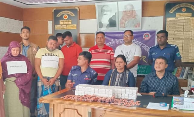 ফার্মেসীর আড়ালে মাদক ব্যবসা, ১১হাজার পিচ ট্যাপেন্টাডলসহ দম্পতি আটক