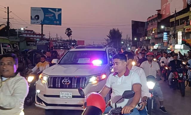 সমাবেশের আগেরদিন বরিশালে মির্জা ফখরুল, ছাত্রলী‌গের মহড়া