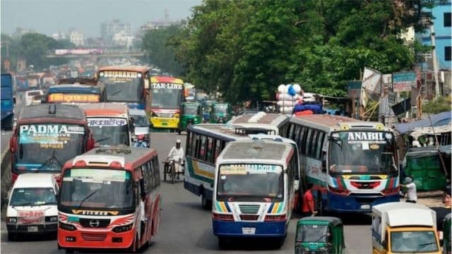 বাস চলাচল বন্ধ রোববার পর্যন্ত