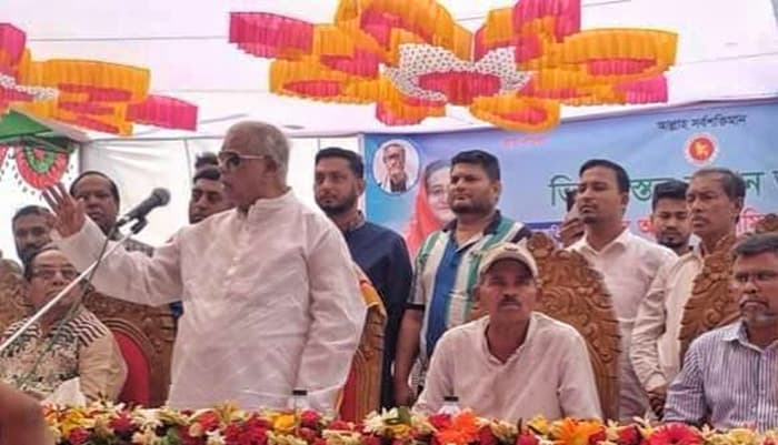 কয়া-কাটাখালি সেতুর ভিত্তি স্থাপন করলেন আমির হোসেন আমু