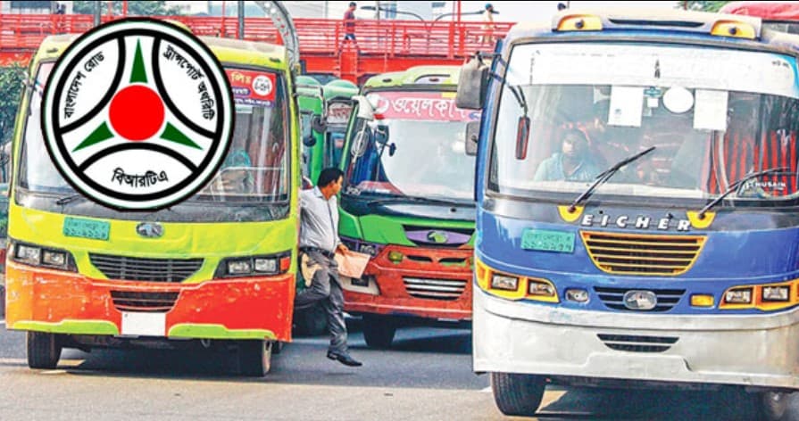 স্টিকার লাগানো হবে সিএনজিচালিত বাসে