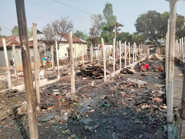 কালিয়াকৈরে ভয়াবহ আগুনে পুড়ল  ২৮০ ঘর