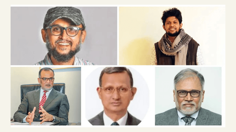 উপদেষ্টা তিনজন, প্রতিমন্ত্রীর মর্যাদায় দুই বিশেষ সহকারী পরিচয় প্রকাশ