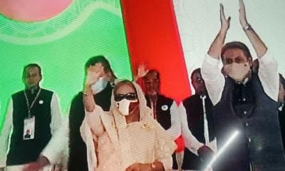 যুবলীগের মহাসমাবেশ শুরু, উদ্বোধন করলেন প্রধানমন্ত্রী