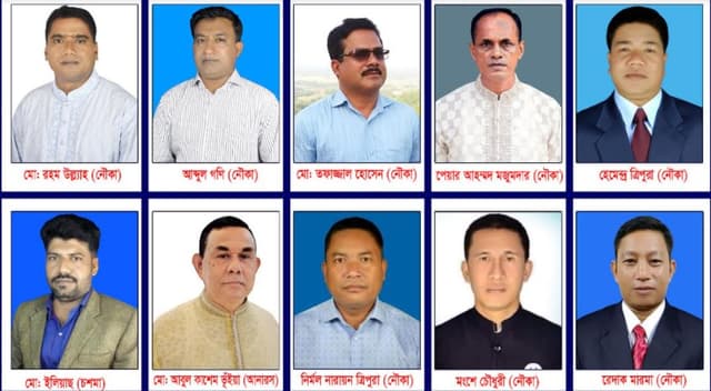 খাগড়াছড়িতে ইউপি নির্বাচনে বিজয়ী যারা