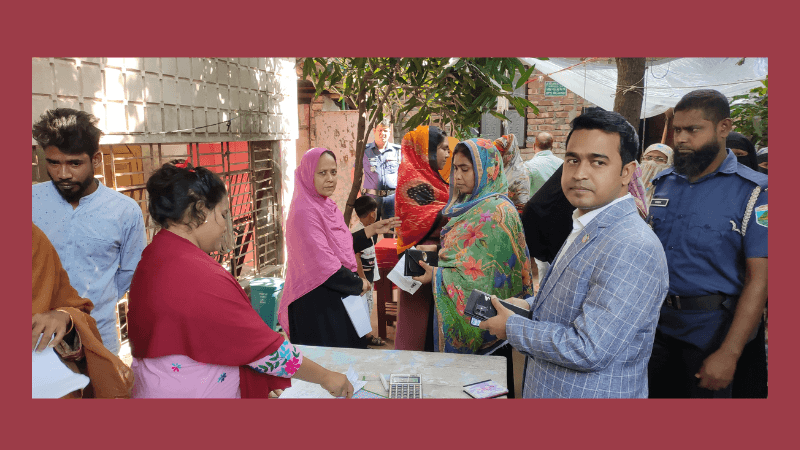নওগাঁয় বিনা সুদে ঋণ দেওয়ার প্রলোভন, অতঃপর গণঅভ্যুত্থানে যেতে হবে
