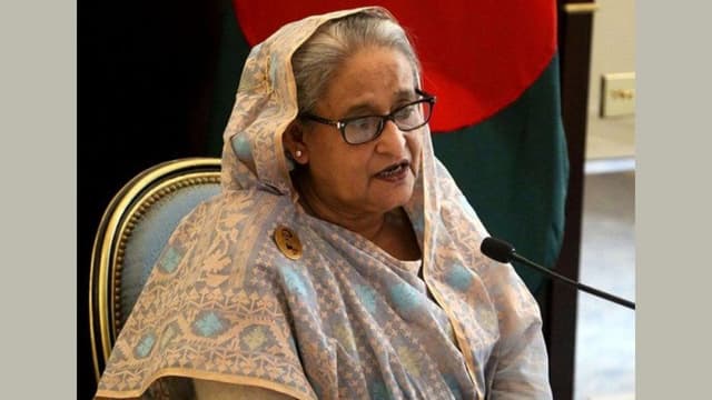 পলাতক আসামি তারেক দেশের বিরুদ্ধে ষড়যন্ত্র করছে : প্রধানমন্ত্রী