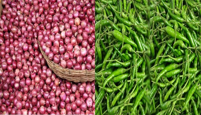হিলিতে কমেছে পেঁয়াজ ও কাঁচা মরিচের দাম