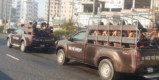 সারাদেশে ১৮১ প্লাটুন বিজিবি মোতায়েন