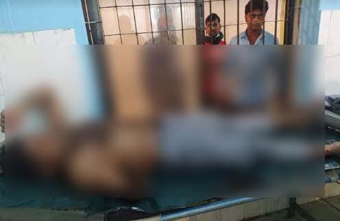 থানায় মামলা করতে আসায় দুই ভাইকে কুপিয়ে আহত