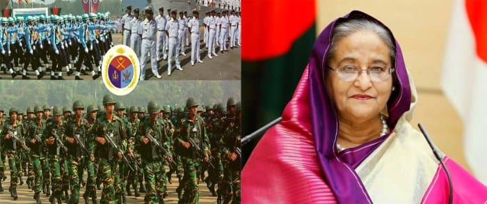 সশস্ত্র বাহিনী জাতির আস্থার প্রতীক: প্রধানমন্ত্রী
