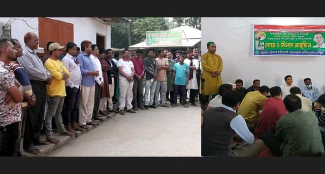 খালেদা জিয়ার মুক্তিরদাবিতে হিলিতে বিএনপি’র বিক্ষোভ, দোয়া