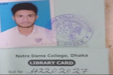 গাড়ির ধাক্কায় নটরডেম কলেজছাত্র নিহত