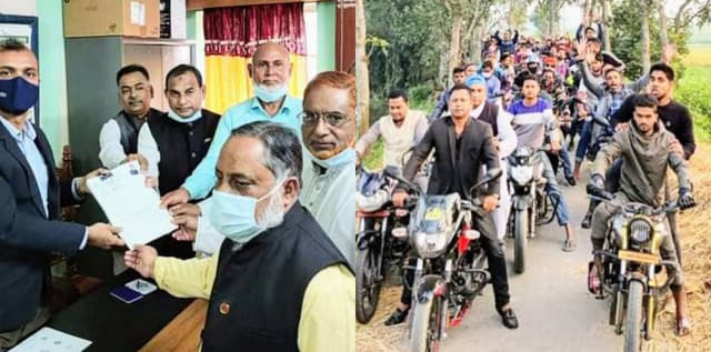 খানখানাপুর ইউপি নির্বাচন, দলীয় মনোনয়ন জমা দিয়েছেন আমির আলী