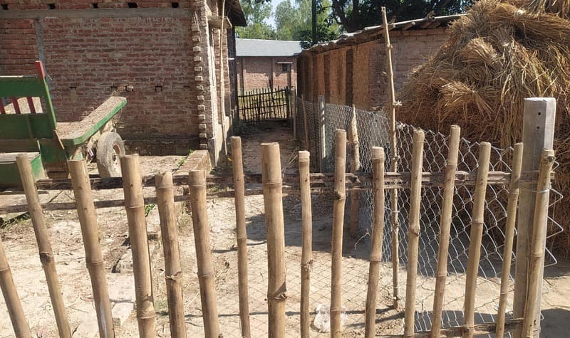 হাকিমপুরে জমি দখলের অভিযোগ