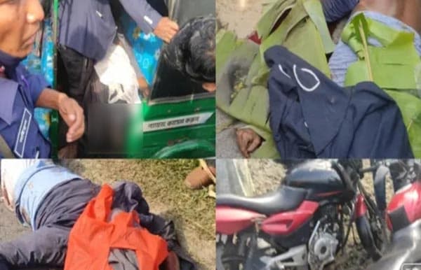 বাস-মোটরসাইকেল মুখোমুখি সংঘর্ষে নিহত ৩