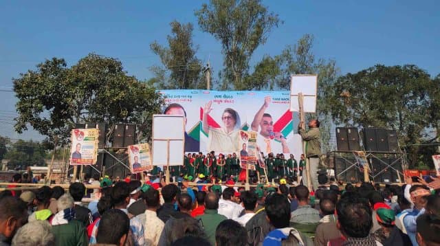 রাজশাহীতে বিএনপির গণসমাবেশ শুরু