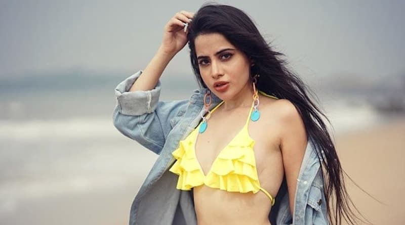 লাল টেপে গোপনাঙ্গ ঢেকে বিছানায় উষ্ণতা ছড়ালেন উরফি! ভিডিও