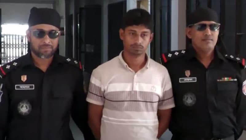 যুবলীগ নেতা আরিফ হত্যা মামলার আসামী গ্রেফতার