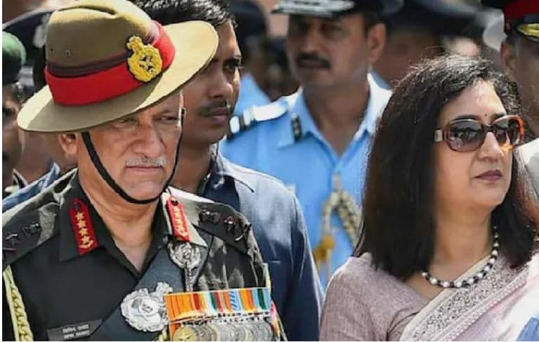 ভারতের সশস্ত্র বাহিনী প্রধান বিপিন রাওয়াত সস্ত্রীক নিহত