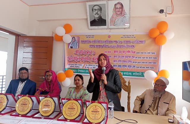 কাউখালীতে জয়িতাদের সম্বর্ধনা প্রদান