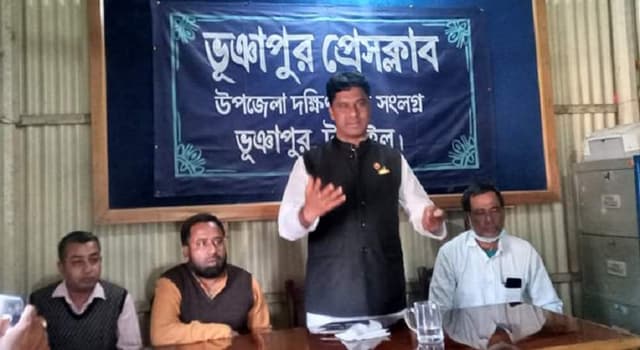 ভূঞাপুরে সাংবাদিকদের সাথে চেয়ারম্যান প্রার্থীর মতবিনিময়