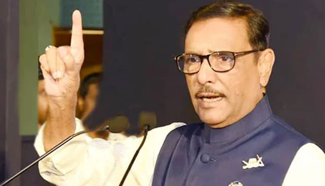 ২৪ ডিসেম্বর বিএনপিকে ঢাকায় গণমিছিল না করার অনুরোধ কাদেরের