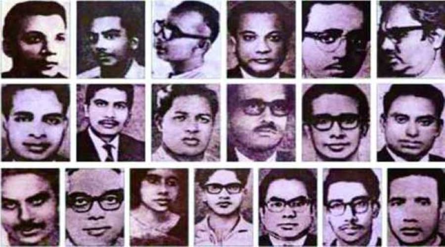 আজ শহীদ বুদ্ধিজীবী দিবস