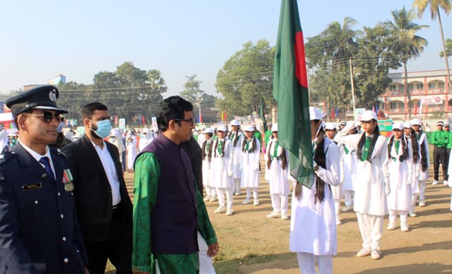 বর্ণাঢ্য আয়োজনে দেবীদ্বারে স্বাধীনতার সুবর্ণজয়ন্তী উদযাপিত