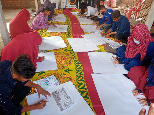 দৌলতদিয়ায় বিজয় দিবস উপলক্ষে চিত্রাঙ্কন ও রচনা প্রতিযোগিতা অনুষ্ঠিত