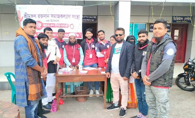 বিজয় দিবসে শ্রীমঙ্গলে ফ্রি ব্লাড গ্রুপিং ক্যাম্পেইন