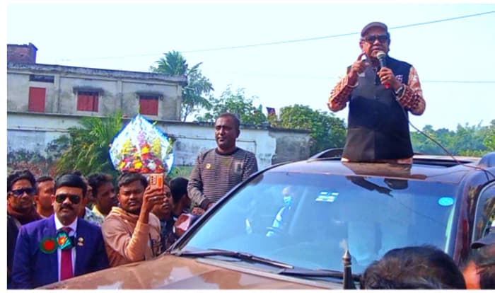 আশাশুনিতে বিজয় দিবস উপলক্ষে বিজয় শোভাযাত্রা