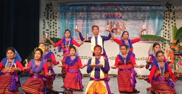 দুর্গাপুরে হাজং সম্প্রদায়ের দেউলি উৎসব অনুষ্ঠিত