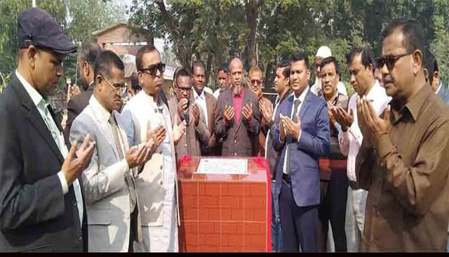 পাঁচবিবি ডিগ্রী কলেজের পরীক্ষা কেন্দ্র হলরুমের কাজের উদ্বোধন