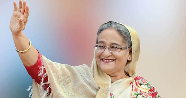 সিলেটে পৌঁছেছেন প্রধানমন্ত্রী শেখ হাসিনা