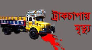 মাদরীপুর ট্রাকের চাপায় ভ্যানচালক নিহত