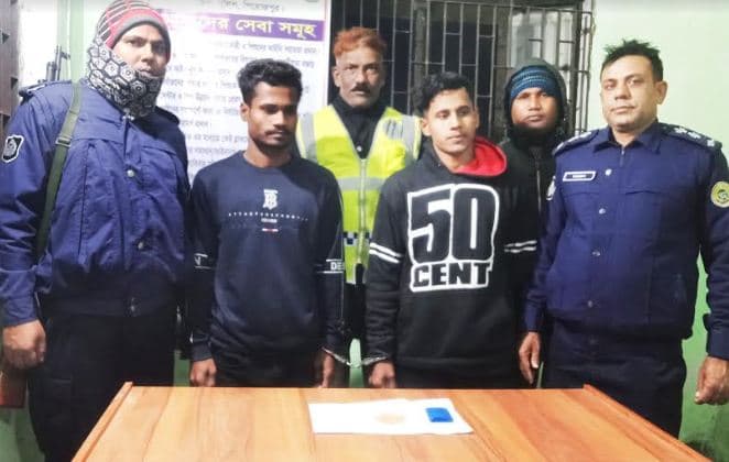নেছারাবাদে ১০৫ পিস ইয়াবাসহ দুই মাদক ব্যবসায়ী গ্রেফতার