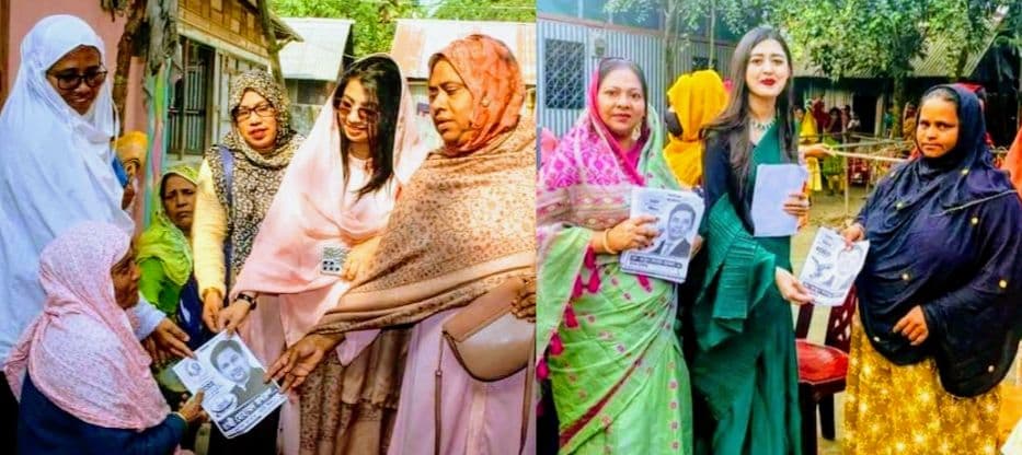 কুমিল্লা-৪: স্বামীদের বিজয়ী করতে নির্বাচনী মাঠে ২ সহধর্মিনীরা