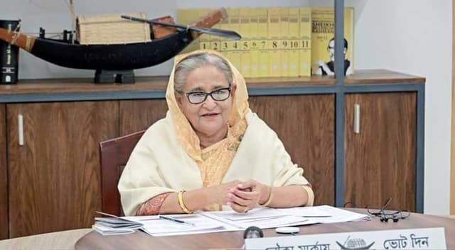 নির্বাচন ঘিরে অনেক ষড়যন্ত্র রয়েছে : শেখ হাসিনা