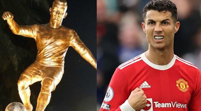 রোনালদোর ভাস্কর্য গোয়ায়