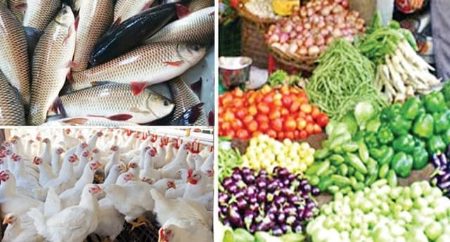 সপ্তাহের ব্যবধানে বেড়েছে মাছ, মুরগি ও সবজির দাম