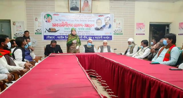 সরাইলে গণতন্ত্র বিজয় দিবসে এমপি শিউলি আজাদ