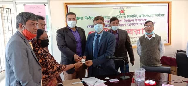 গোপালপুর পৌরসভা নির্বাচনে প্রার্থীদের প্রতীক বরাদ্দ