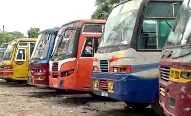 ১ জানুয়ারি থেকে কুষ্টিয়ায় বাস চলাচল বন্ধের ঘোষণা
